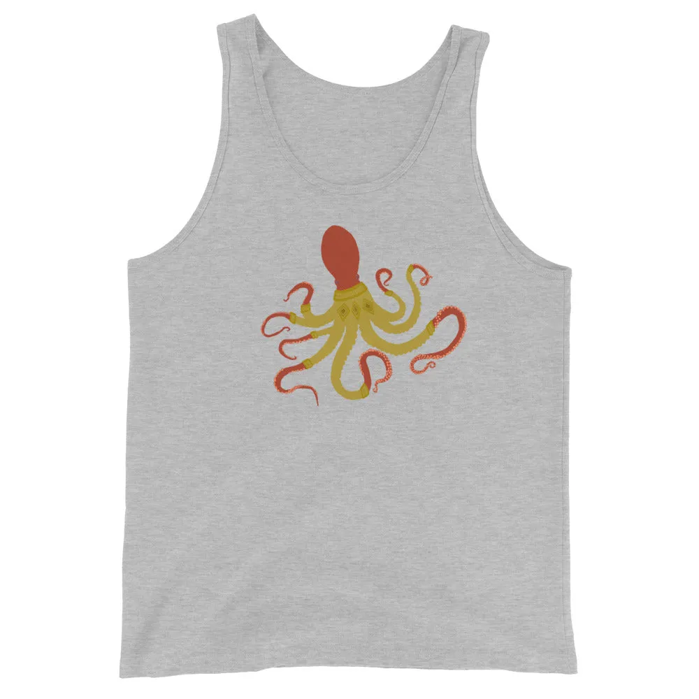 Octopus in a Sweater Adult Tank Top