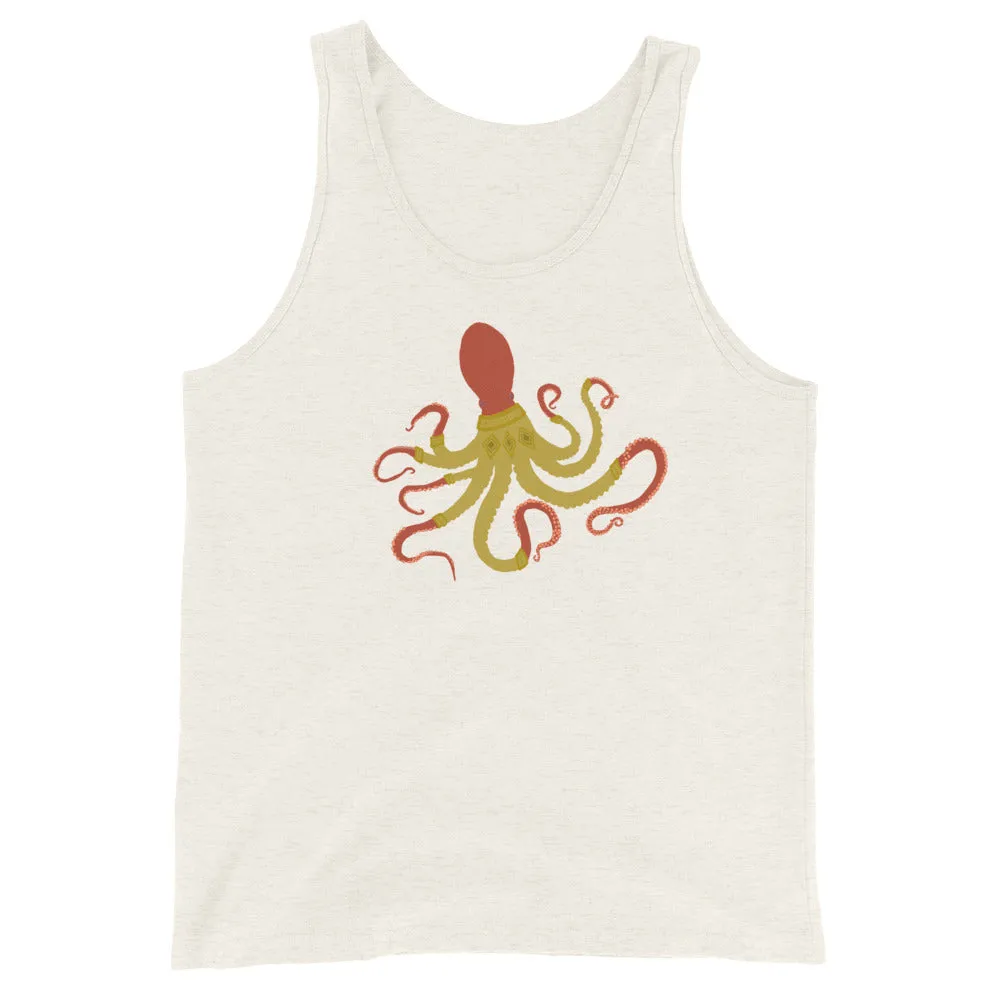 Octopus in a Sweater Adult Tank Top