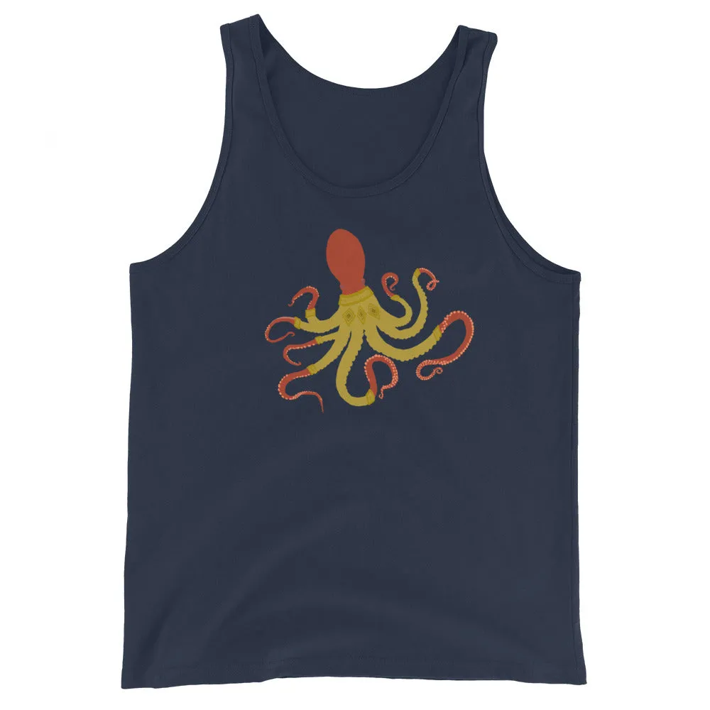 Octopus in a Sweater Adult Tank Top