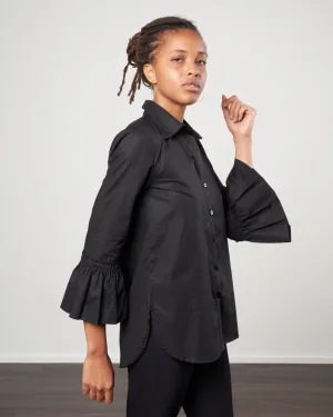 olivia blouse - black