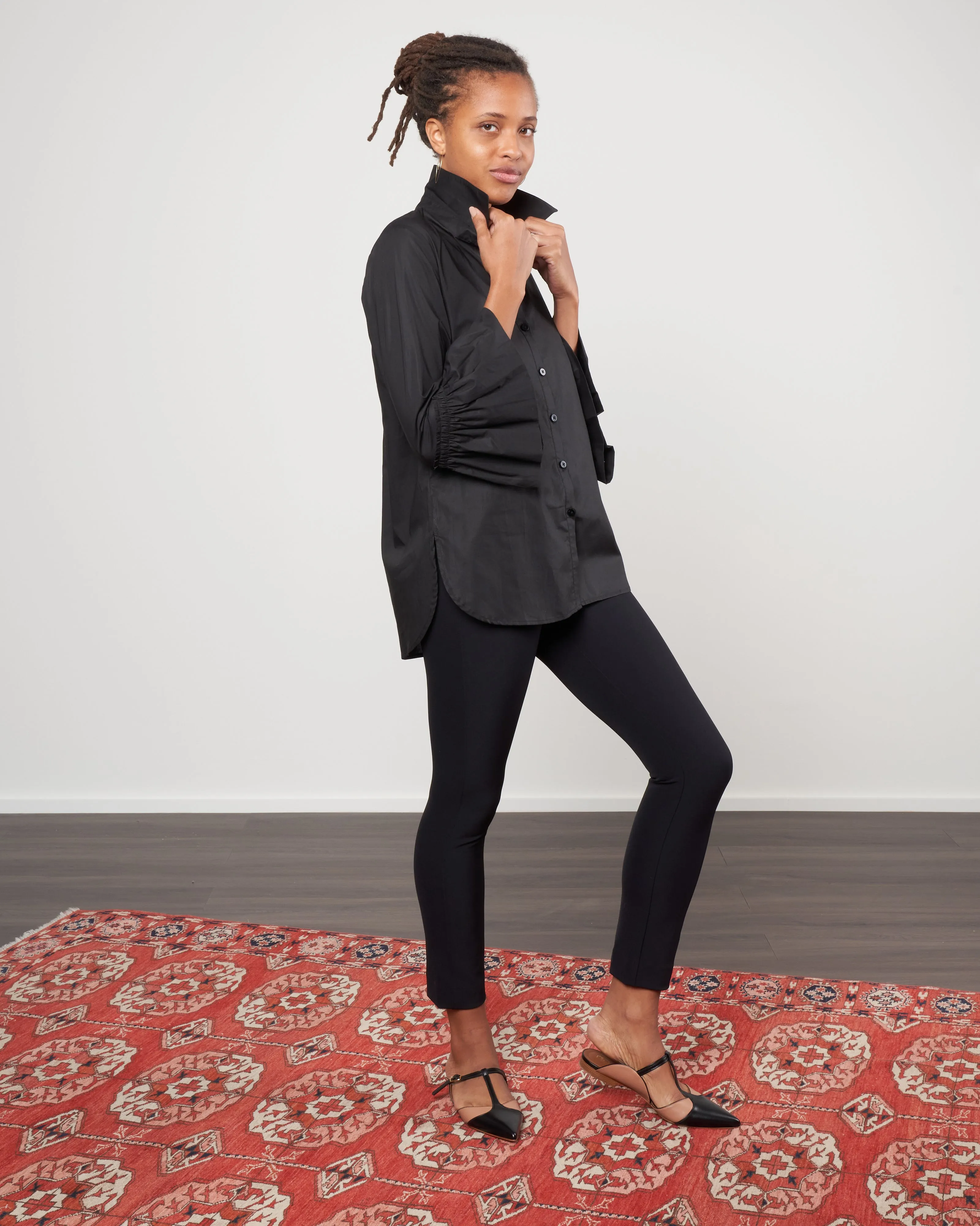 olivia blouse - black
