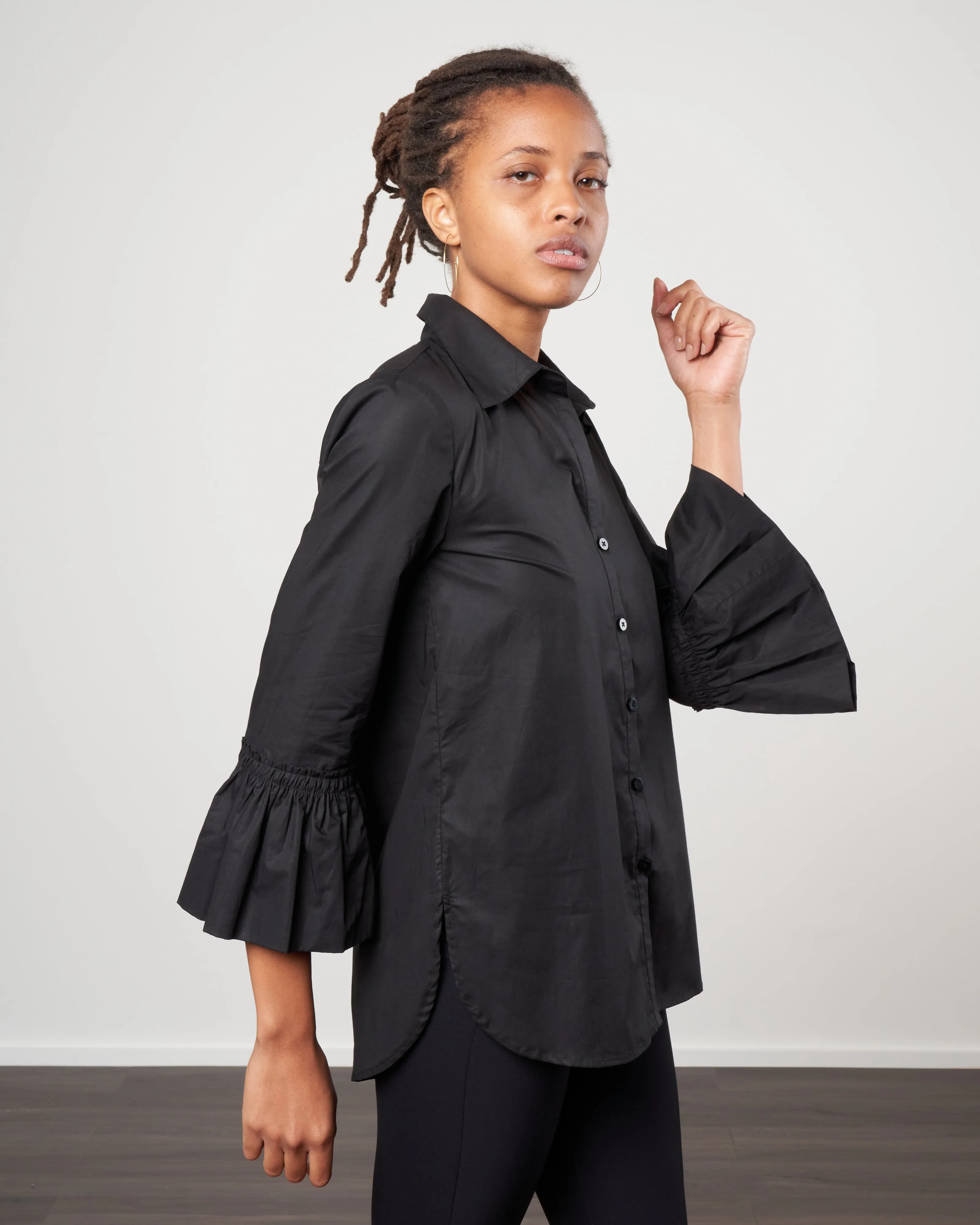 olivia blouse - black