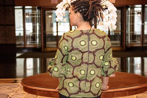 Opebi Top - Bubble sleeves
