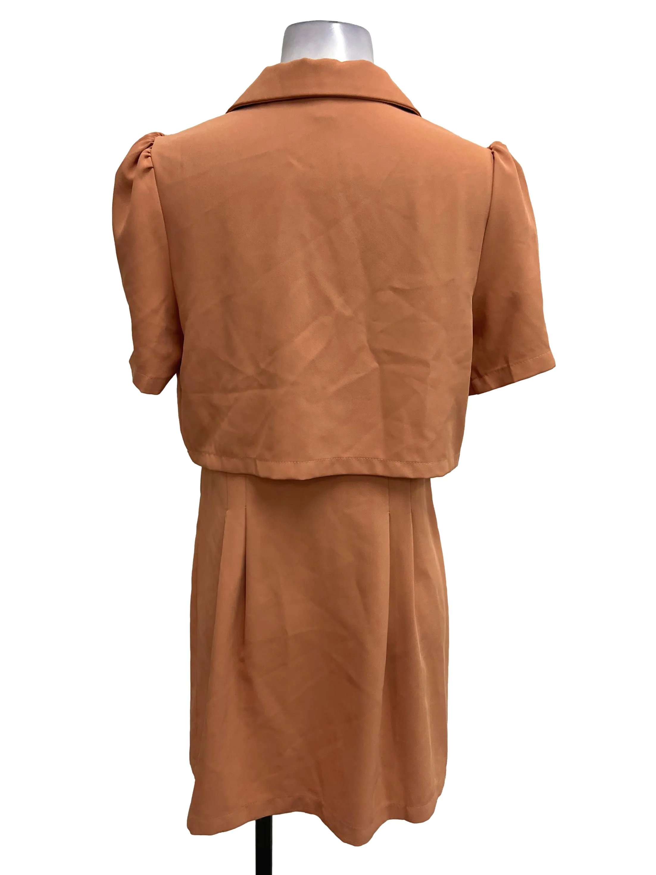Orange Blazer Dress