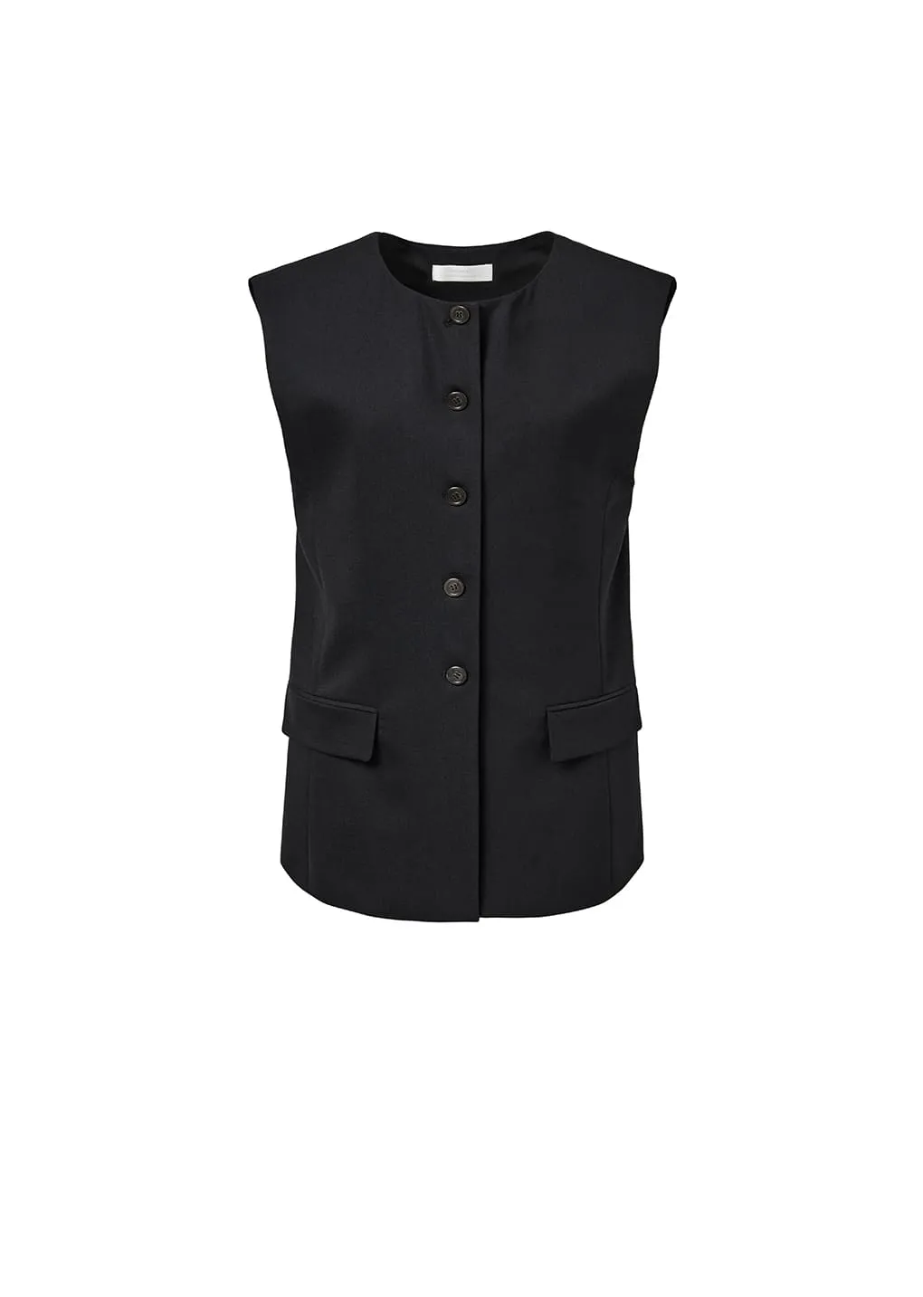 OVERSIZE BUTTON VEST