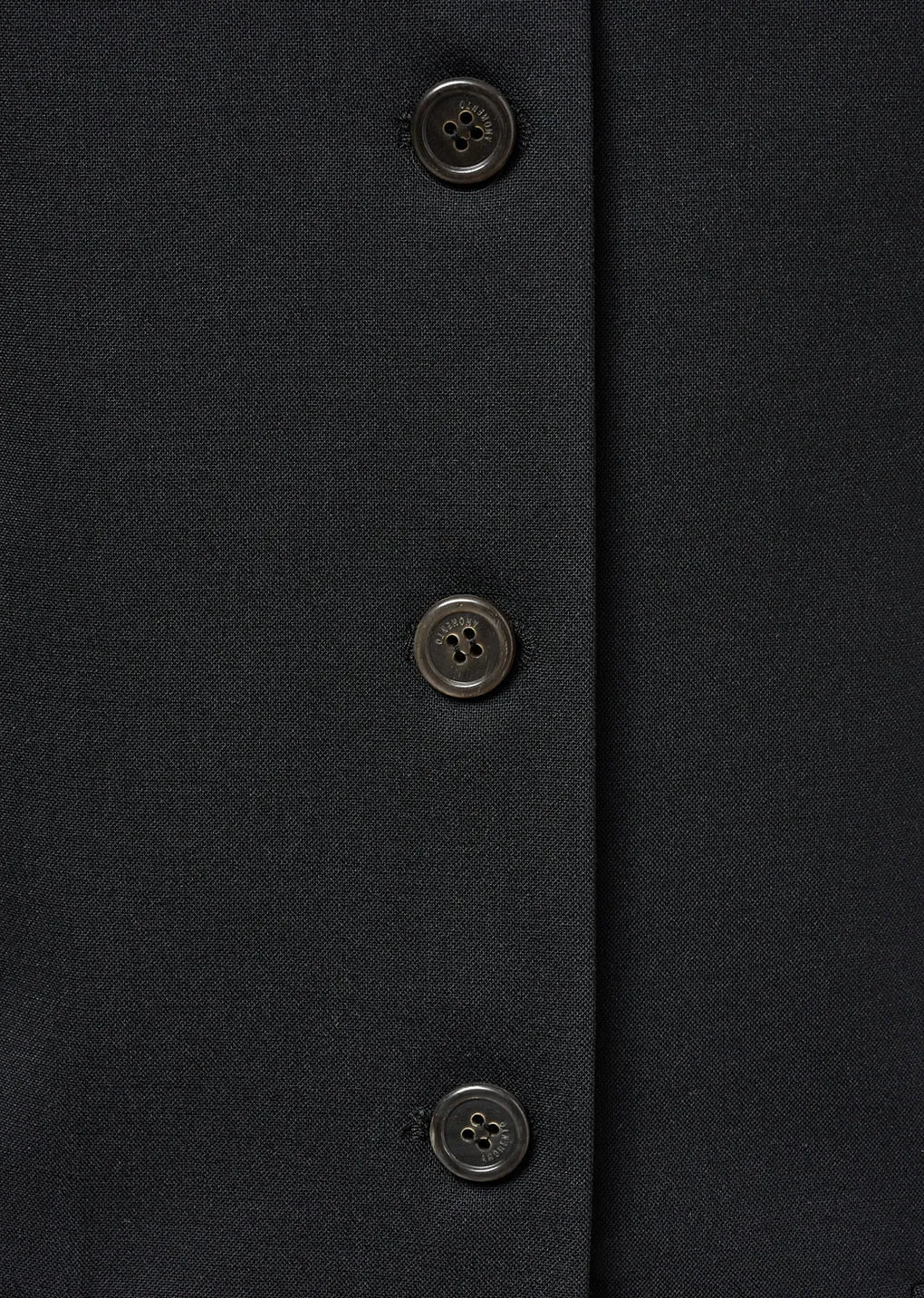 OVERSIZE BUTTON VEST