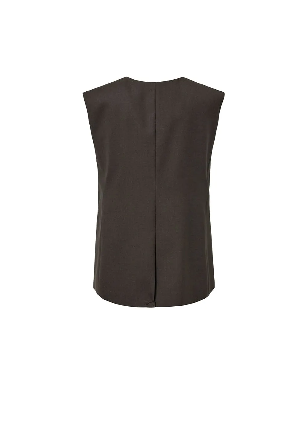 OVERSIZE BUTTON VEST