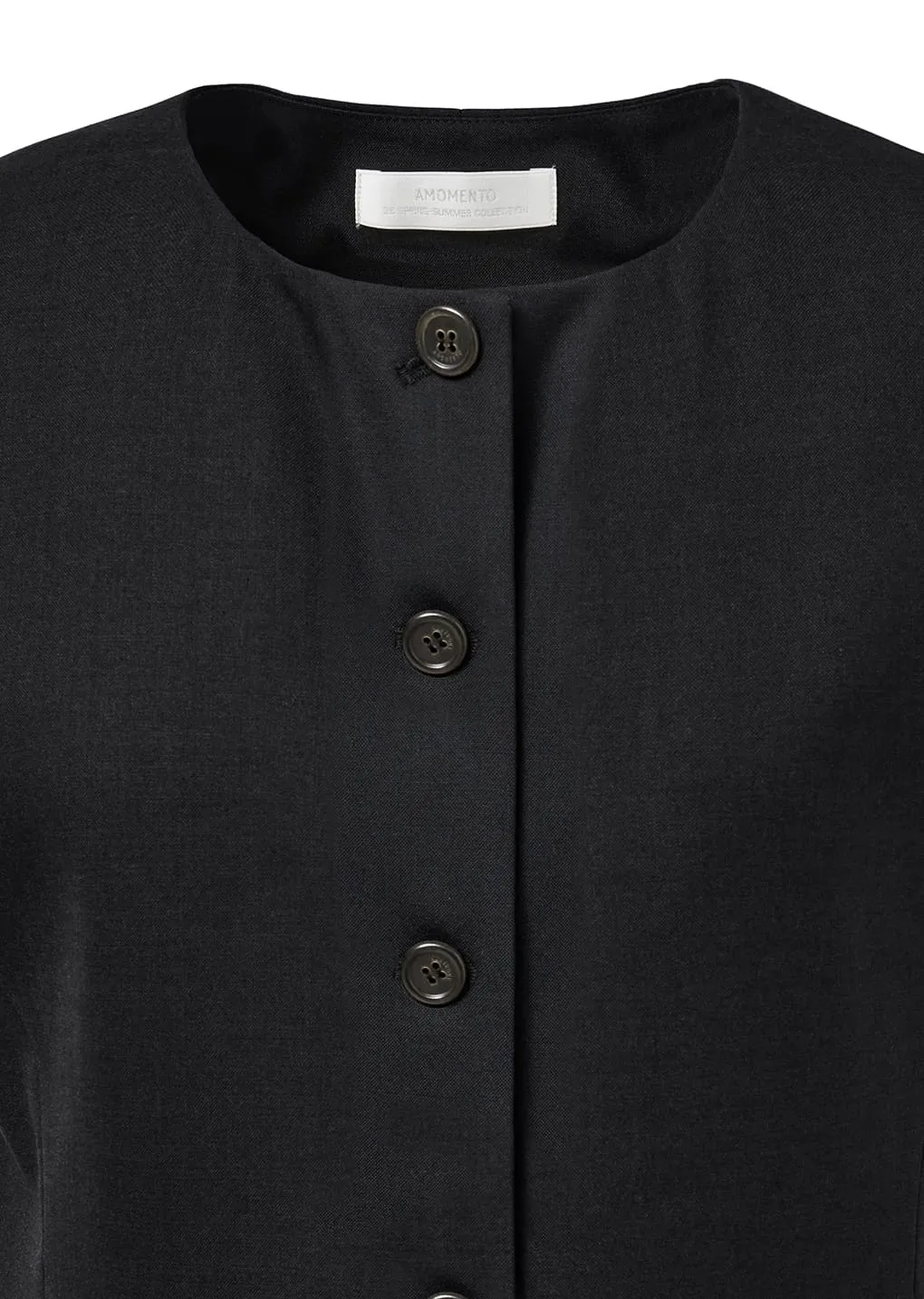 OVERSIZE BUTTON VEST
