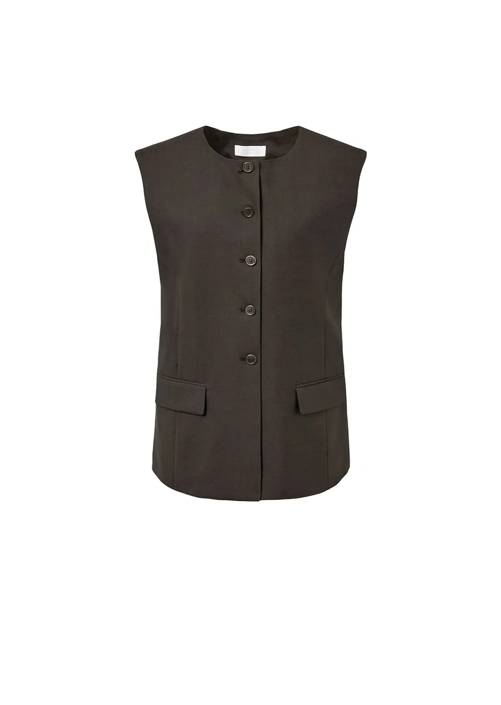 OVERSIZE BUTTON VEST
