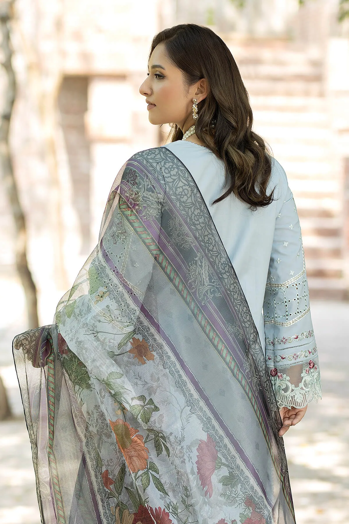 Pakistani Kameez Salwar Classic Grey Shade Party Wear Salwar Suit