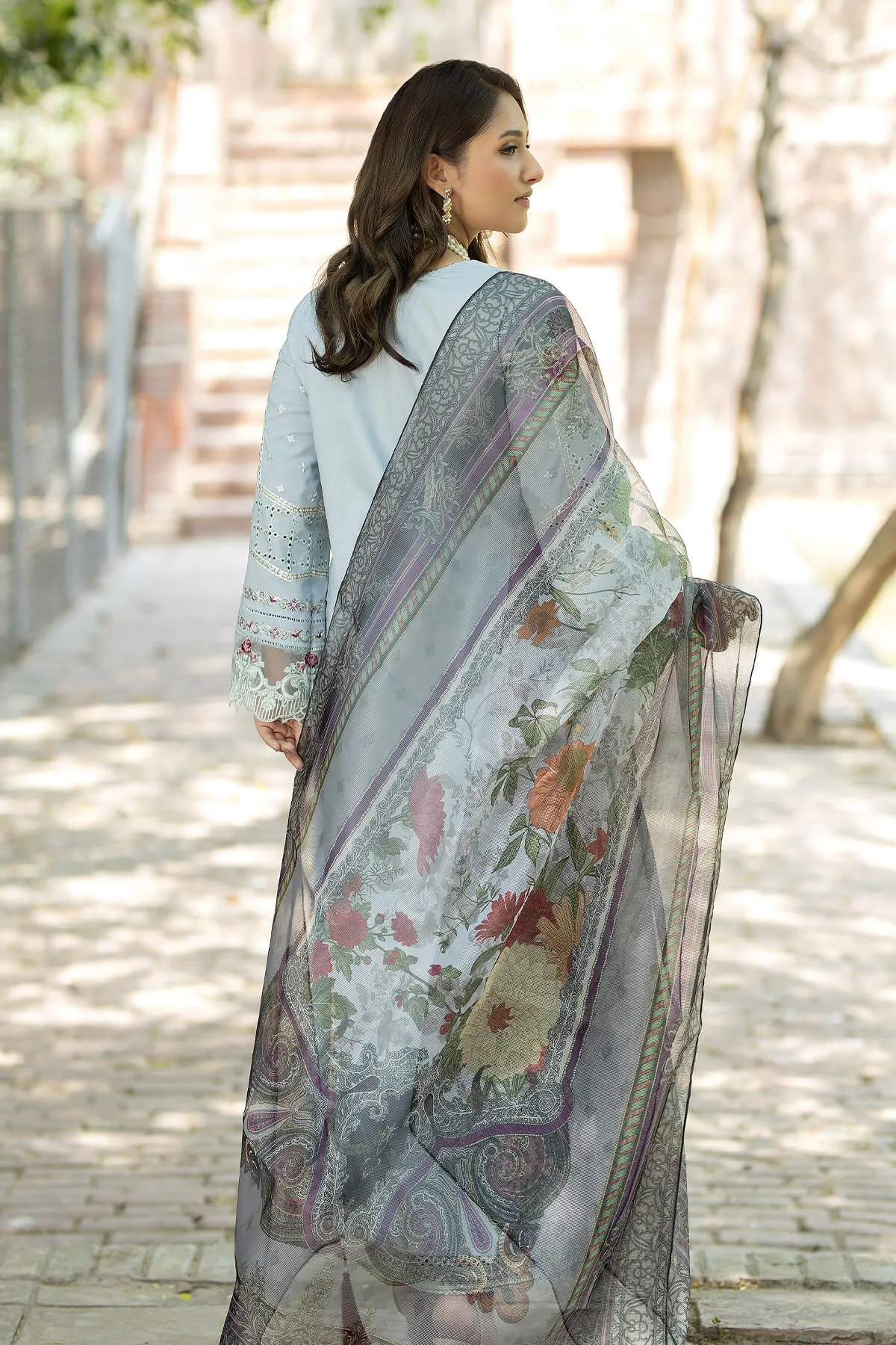 Pakistani Kameez Salwar Classic Grey Shade Party Wear Salwar Suit