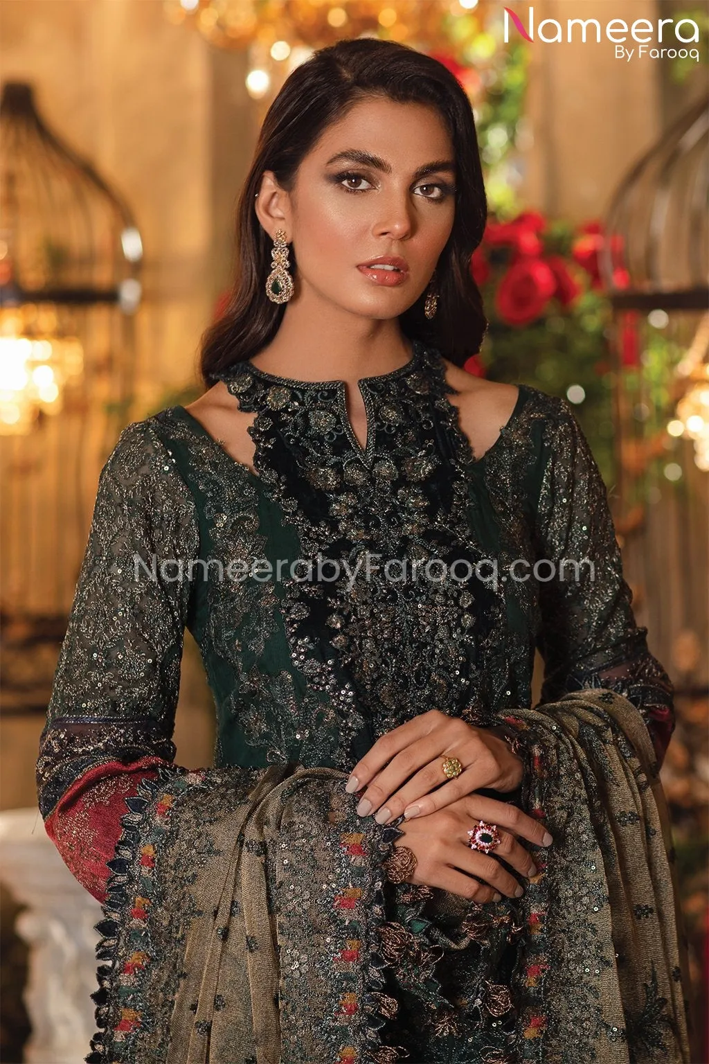 Pakistani Sharara Suit by Pakistani Designer #PF198