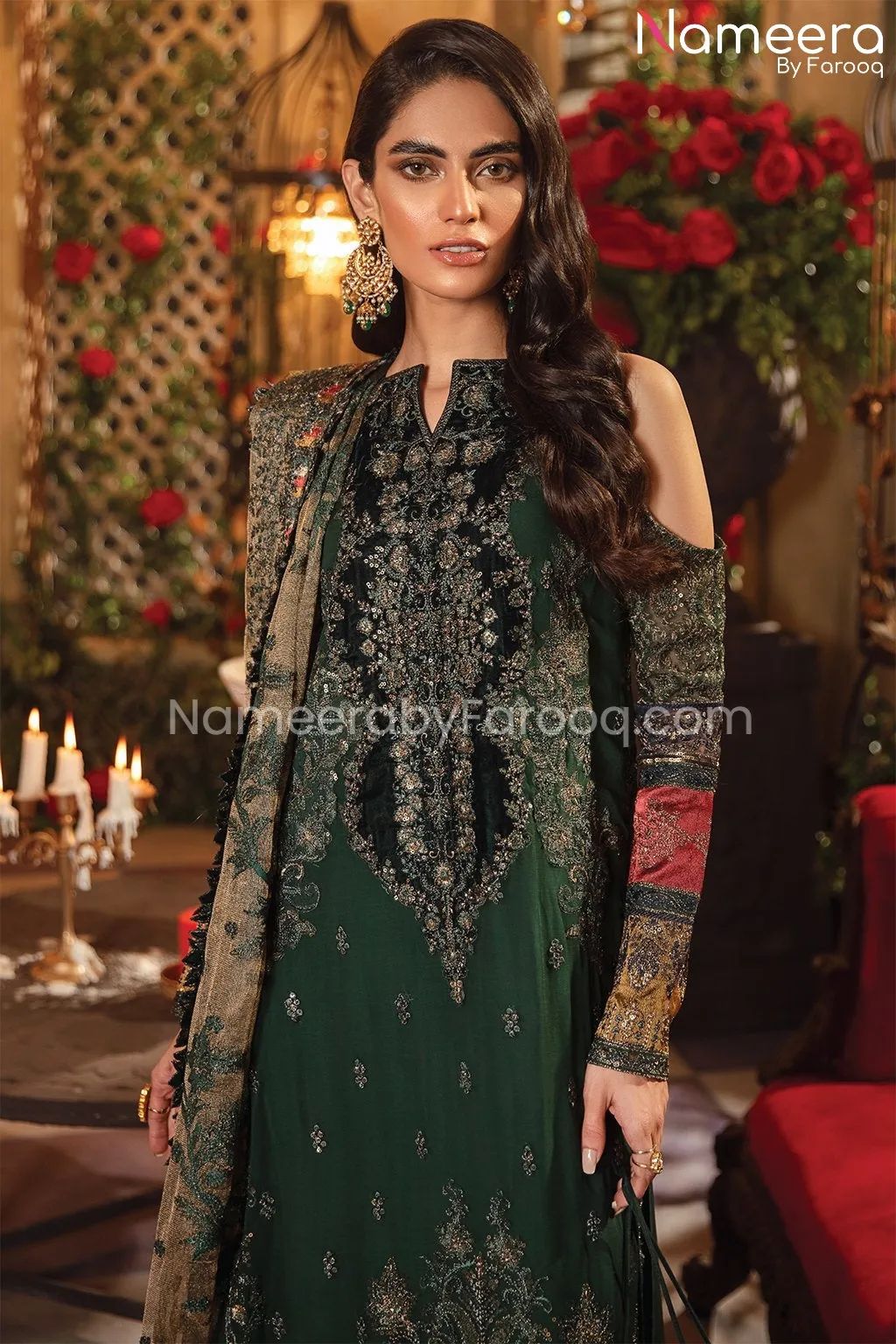 Pakistani Sharara Suit by Pakistani Designer #PF198