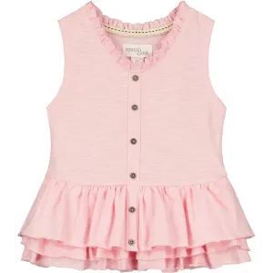 Pale Pink Peplum Top..