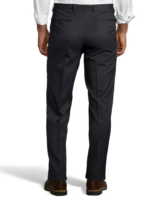 Palm Beach Chairman Charcoal Stripe Plain Front Pant