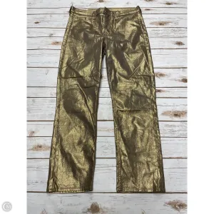 Pants Dress By Gap In Gold, Size: 10
