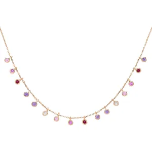 Pastel Bezel Necklace