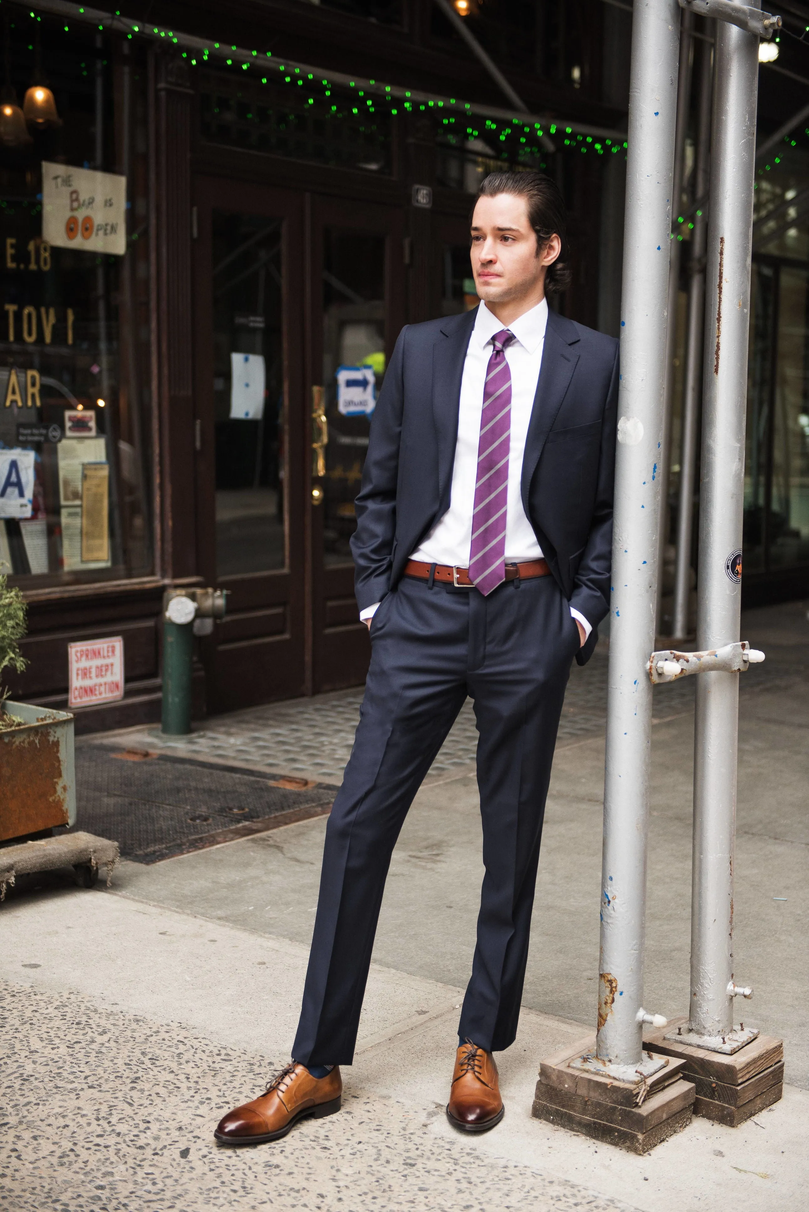 Paul Betenly Suit - Navy
