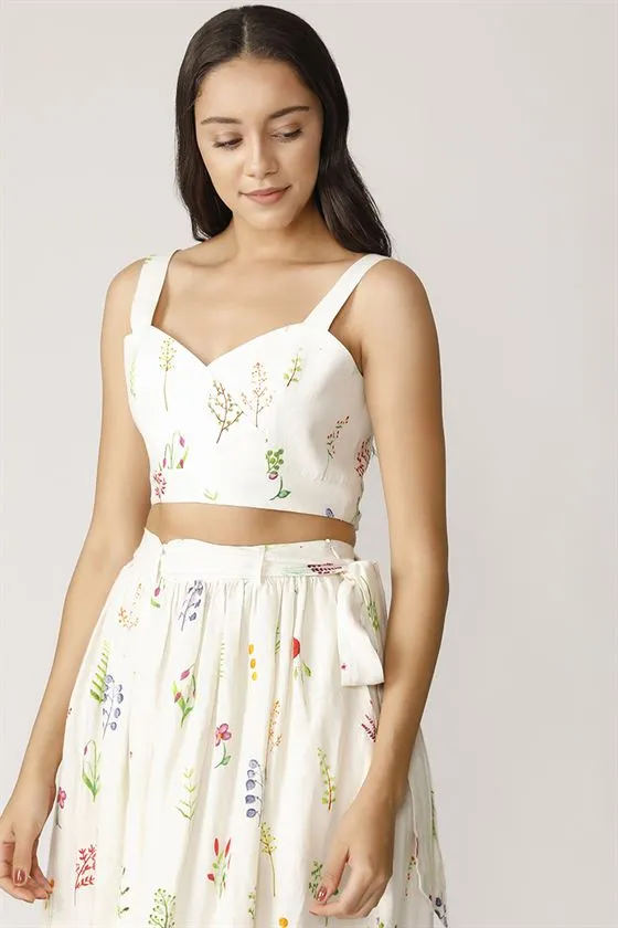 Payal Pratap   -   Ming Bralette Top Morning Glory