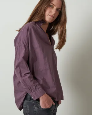 penelope cabo shirt - eggplant