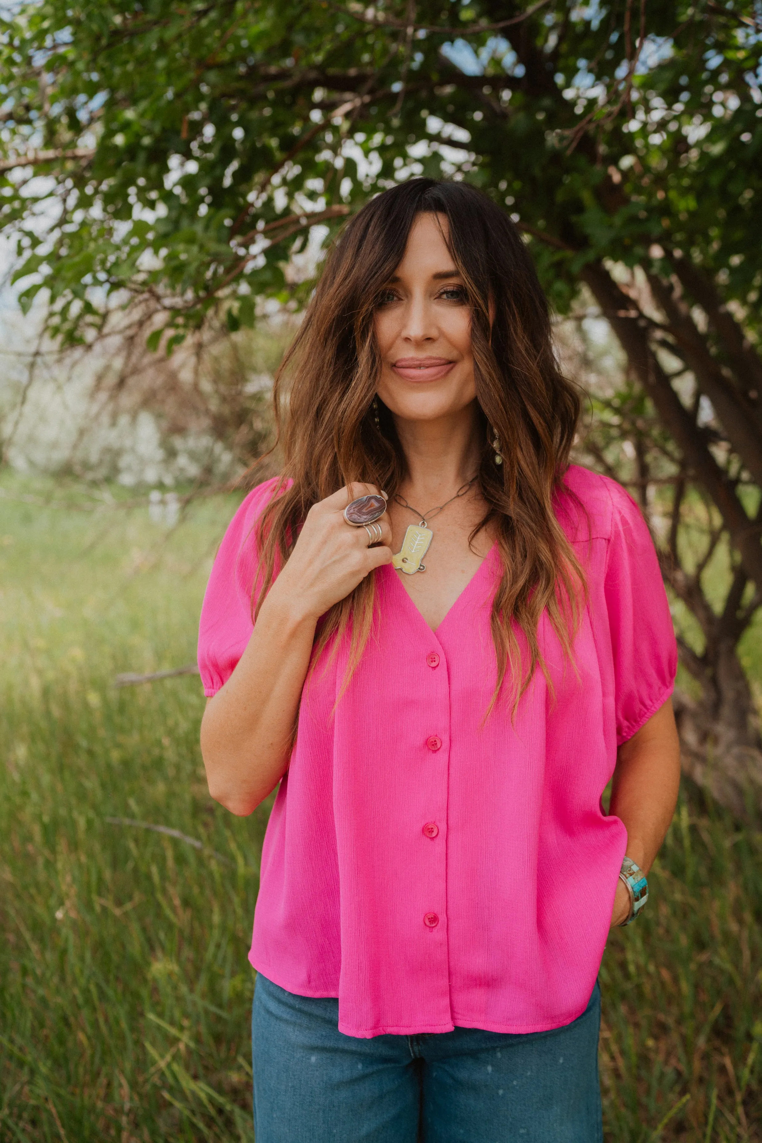 Pink Berry Top