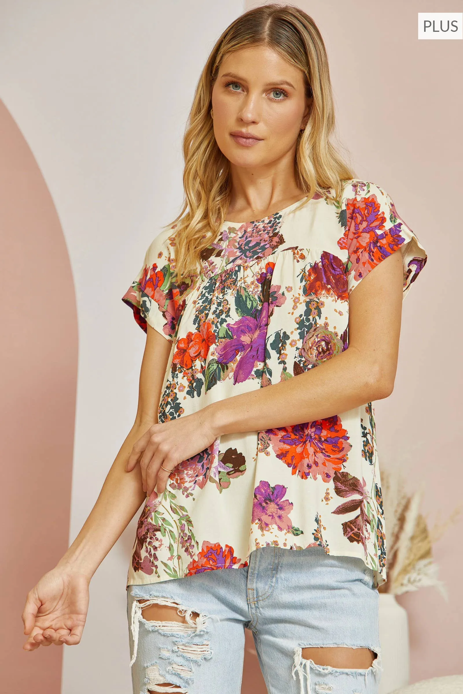 PLUS Tulip Sleeve Top