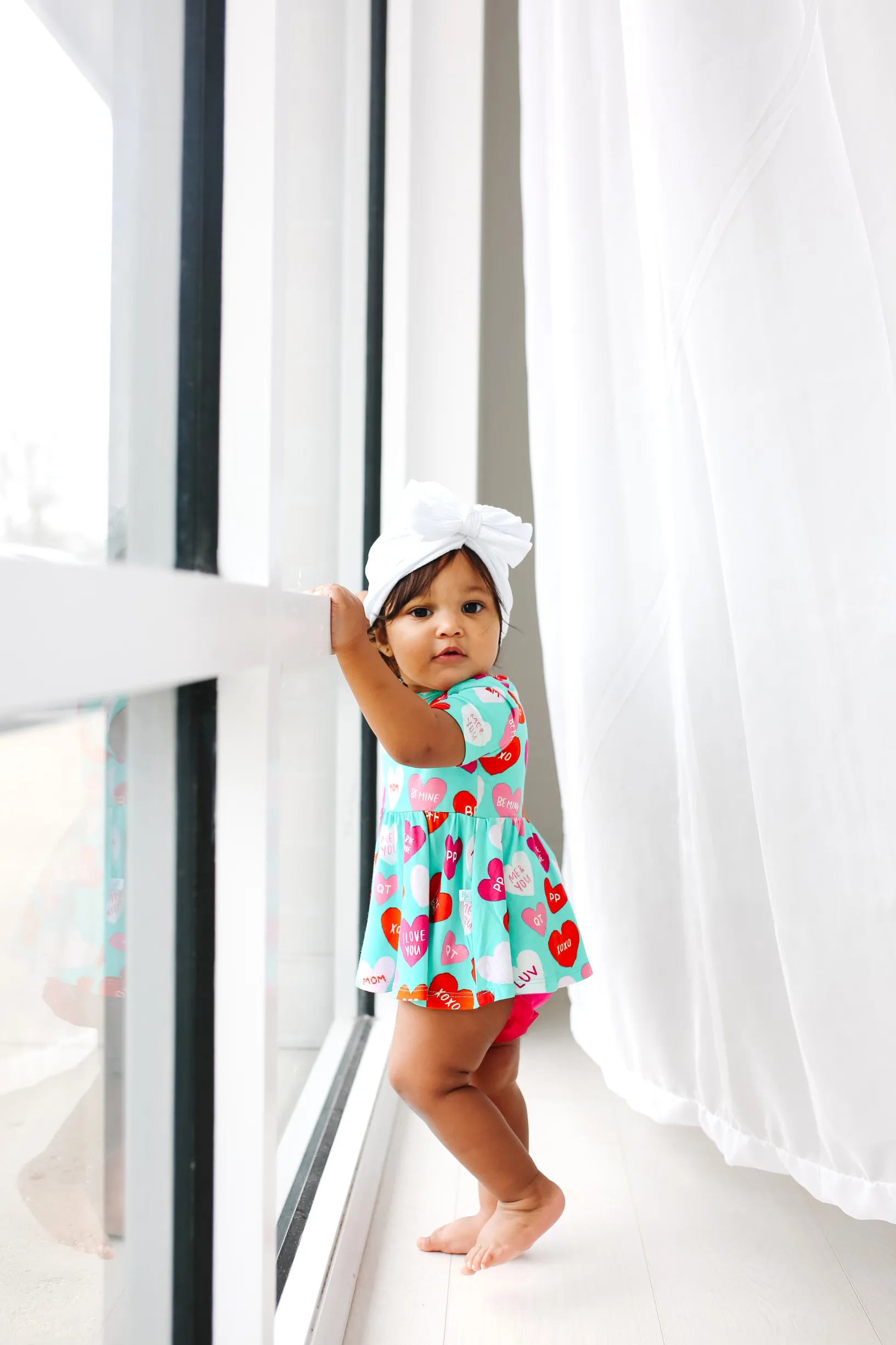 Posh Peanut Valerie S/S Basic Peplum Top & Bloomer Set