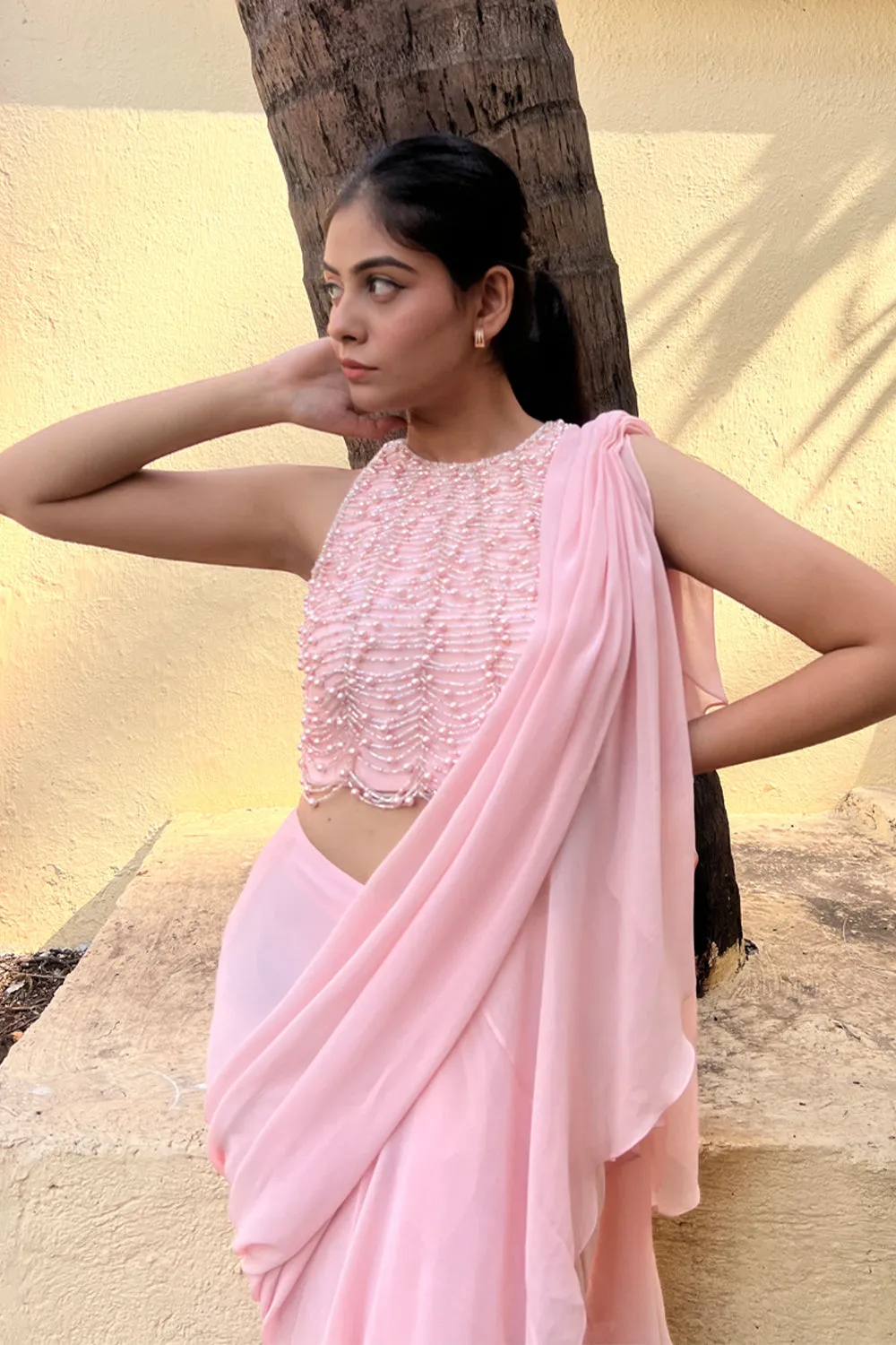Pre-Draped Saree
