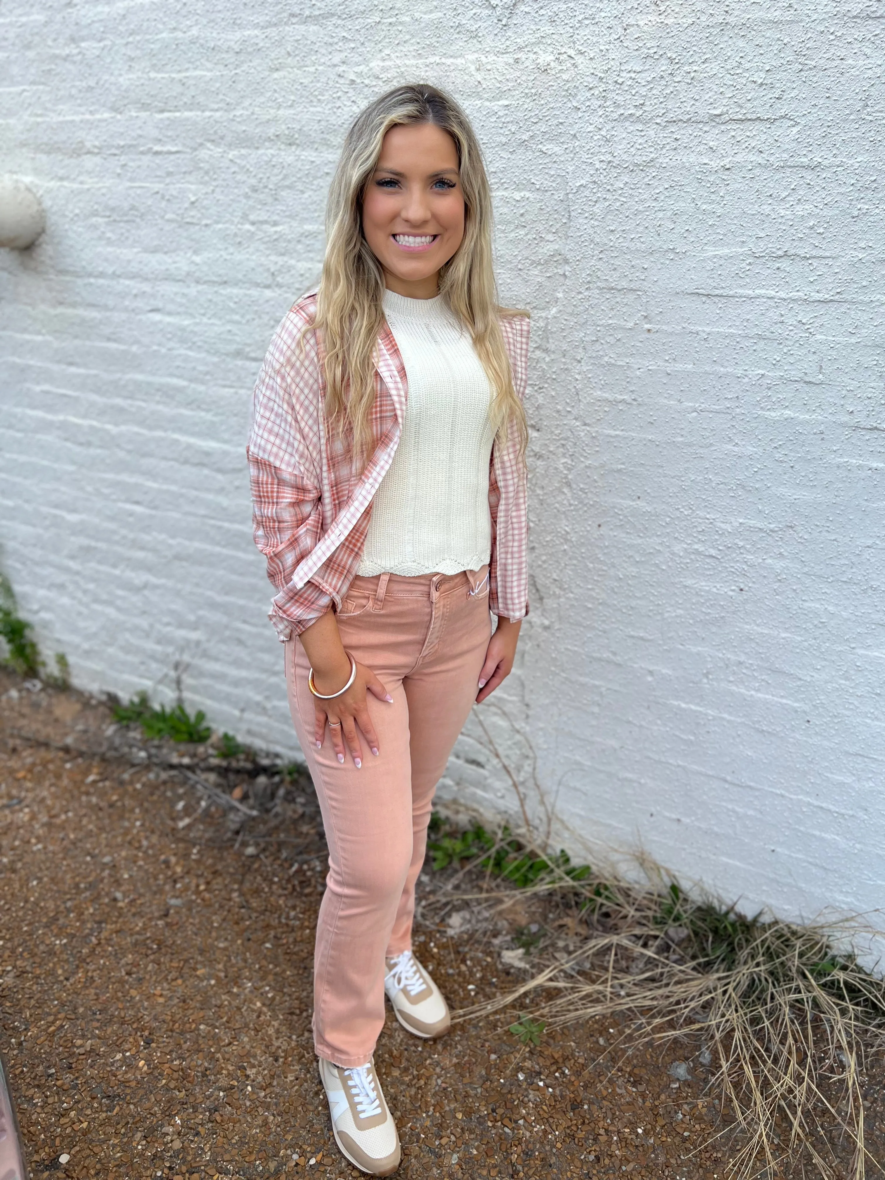 Pretty In Plaid Button Down