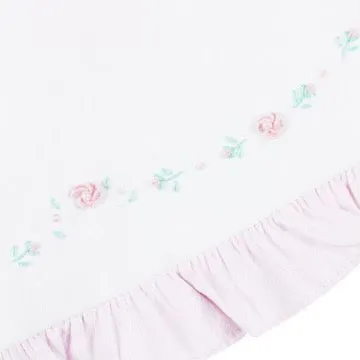 Pretty Originals Bow & Embroidery Dress with Bloomer Pants & Headband