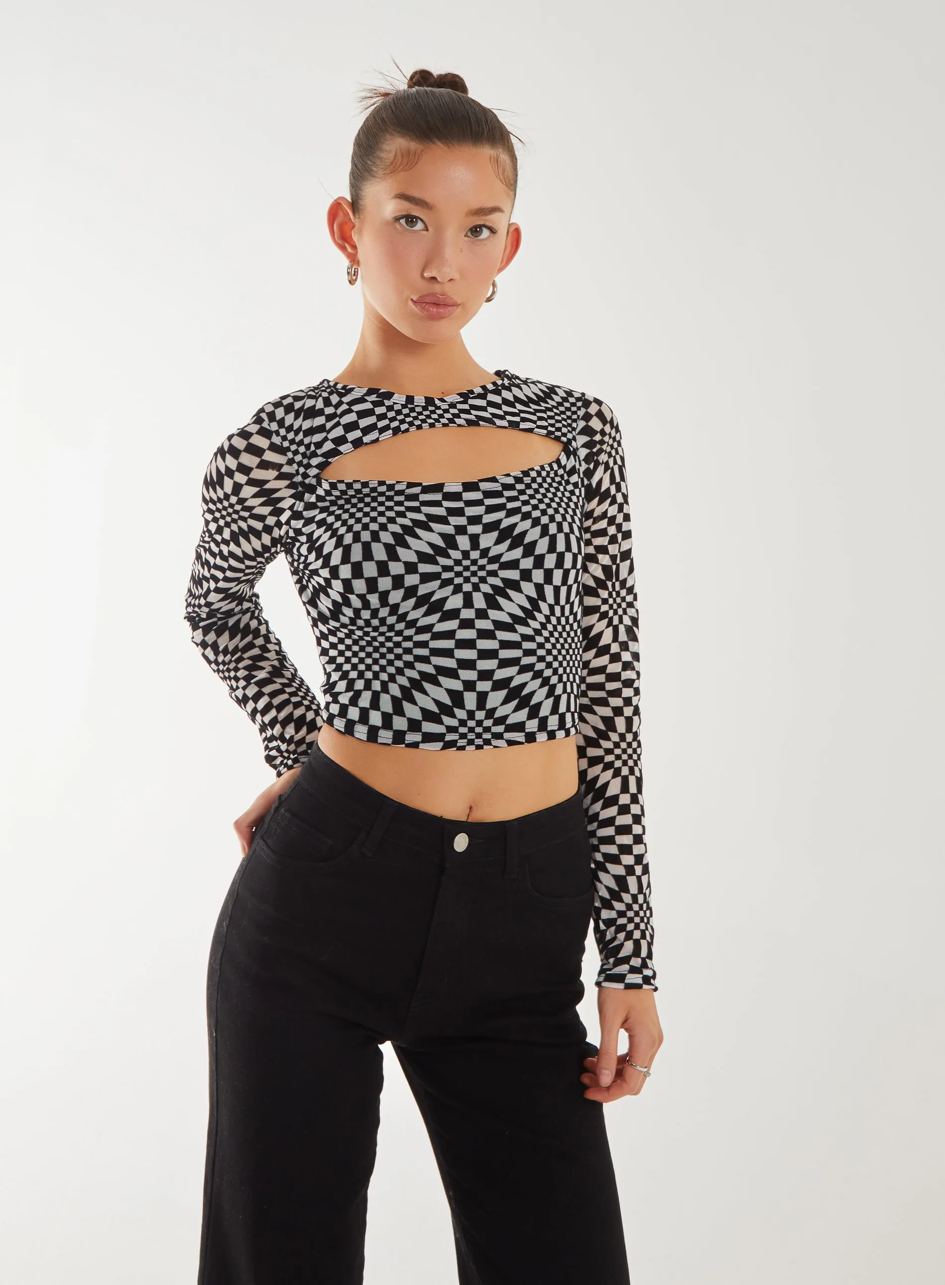 Printed Letterbox Flock Top
