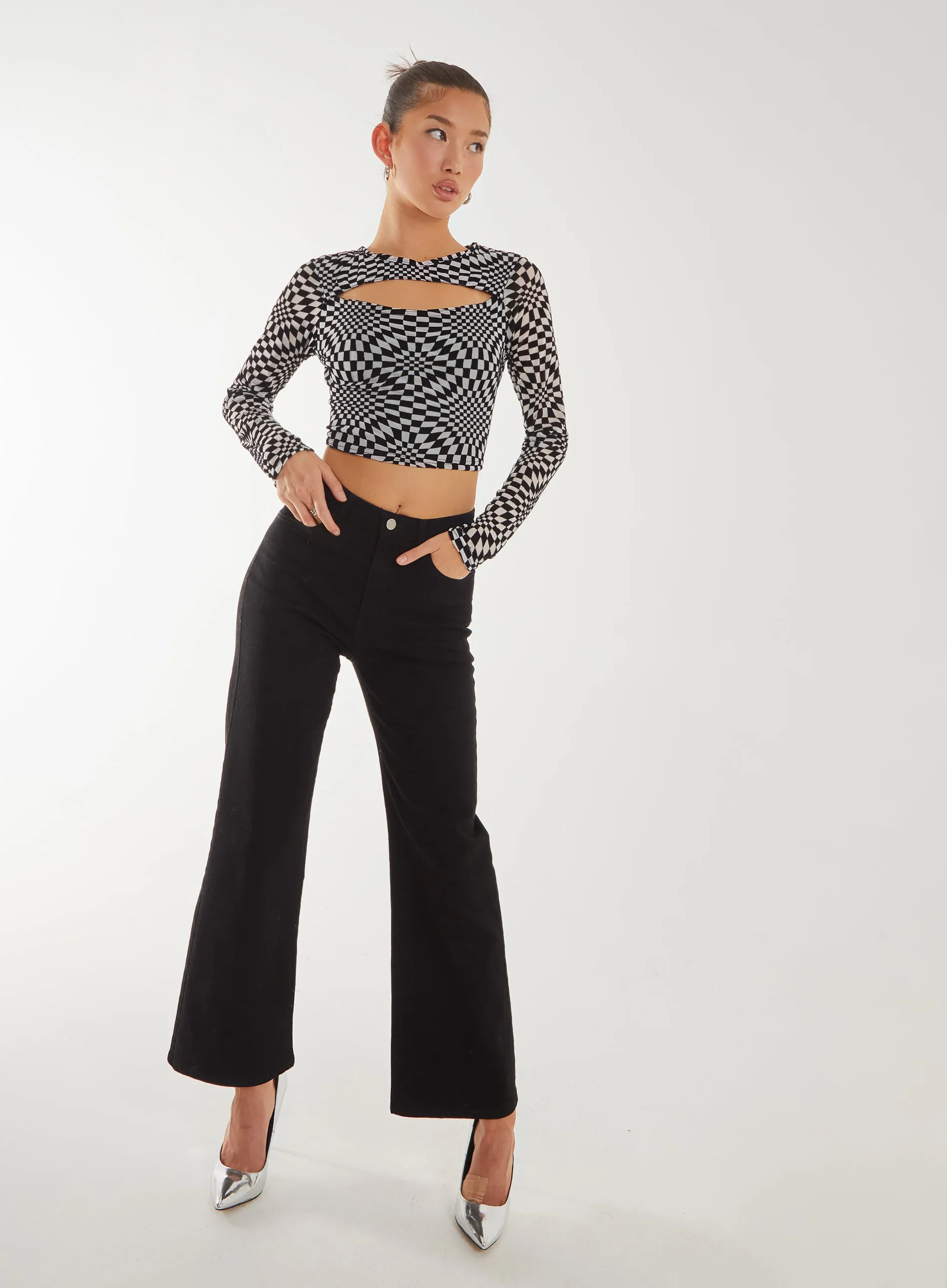 Printed Letterbox Flock Top