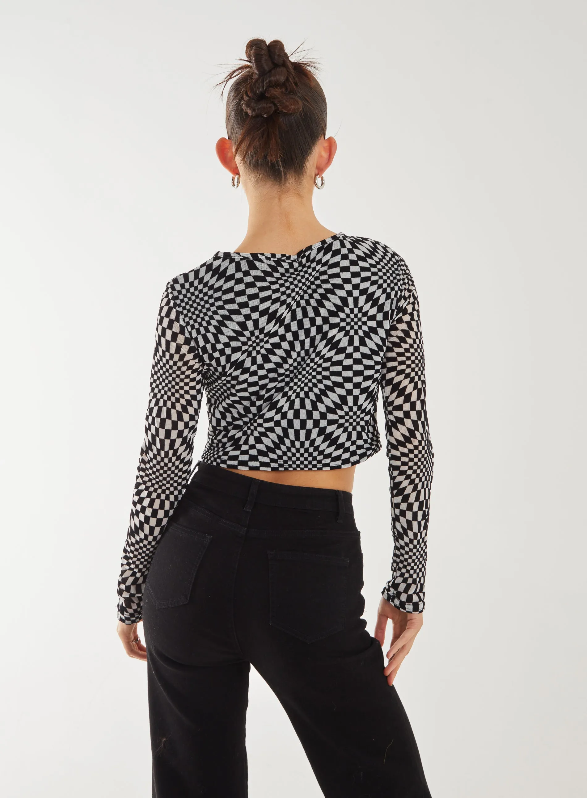 Printed Letterbox Flock Top