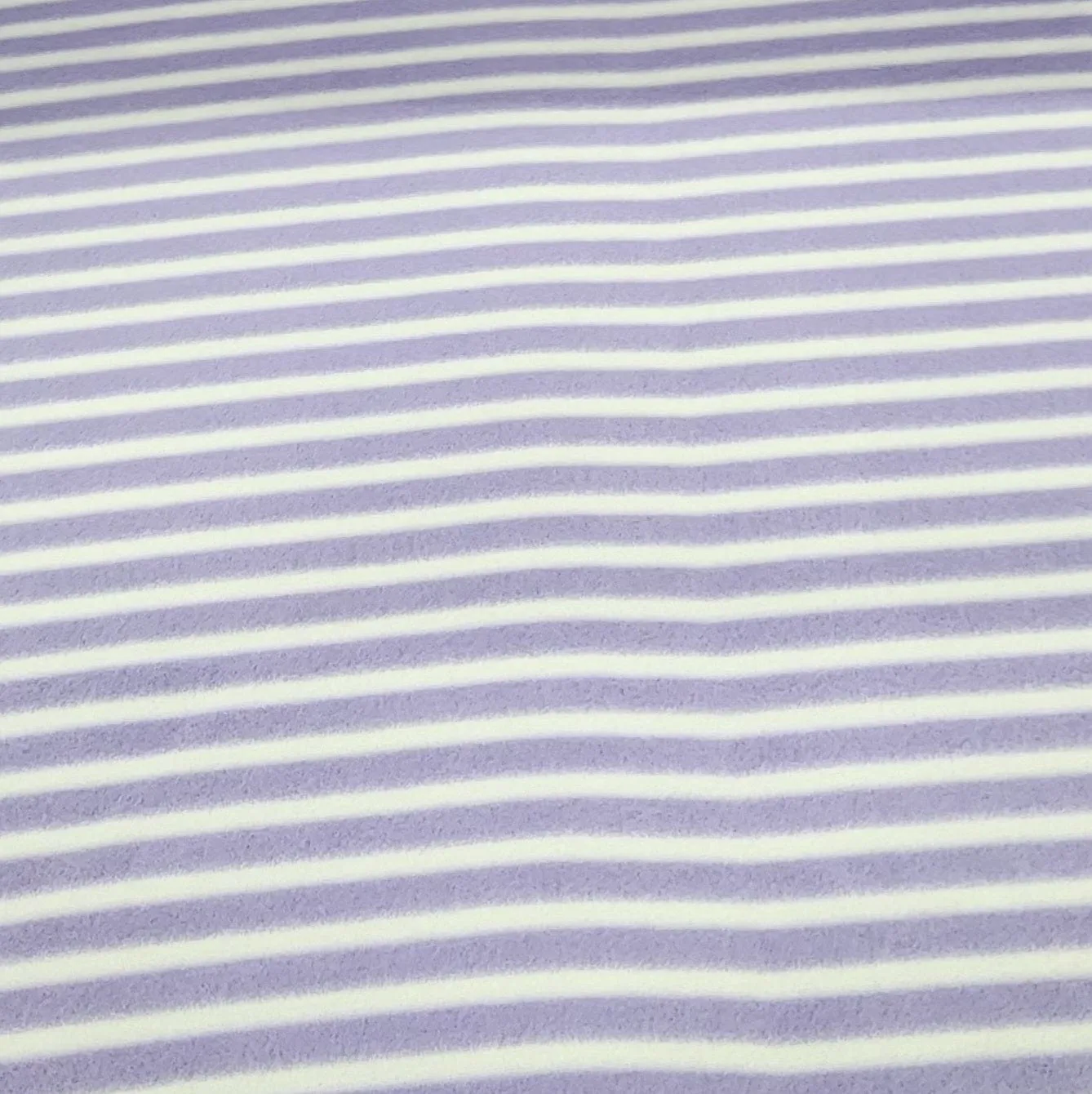 Printed Polar Fleece Fabric Stripes 150 cm