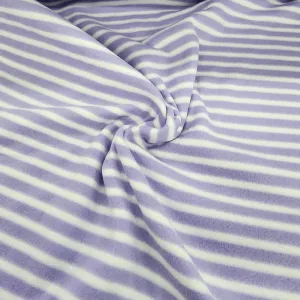 Printed Polar Fleece Fabric Stripes 150 cm