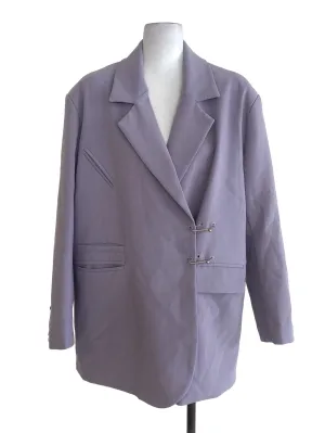 Purple Blazer Dress