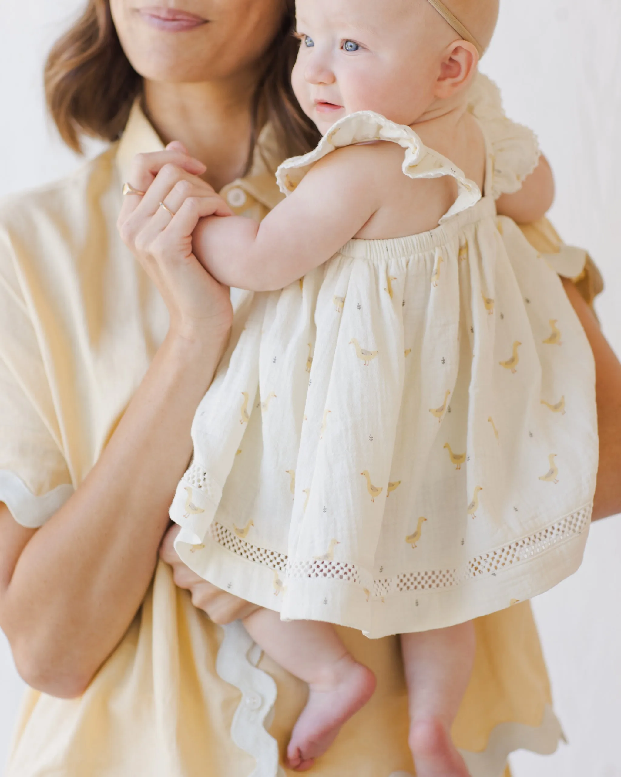 QUINCY MAE RUFFLED TANK DRESS || GOOSE