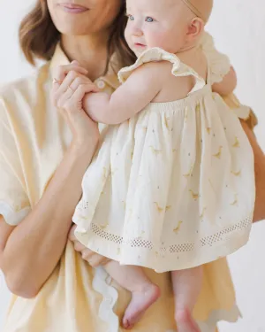 QUINCY MAE RUFFLED TANK DRESS || GOOSE