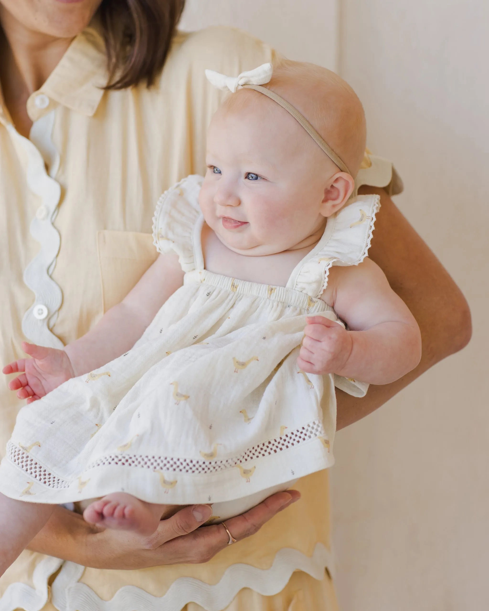 QUINCY MAE RUFFLED TANK DRESS || GOOSE