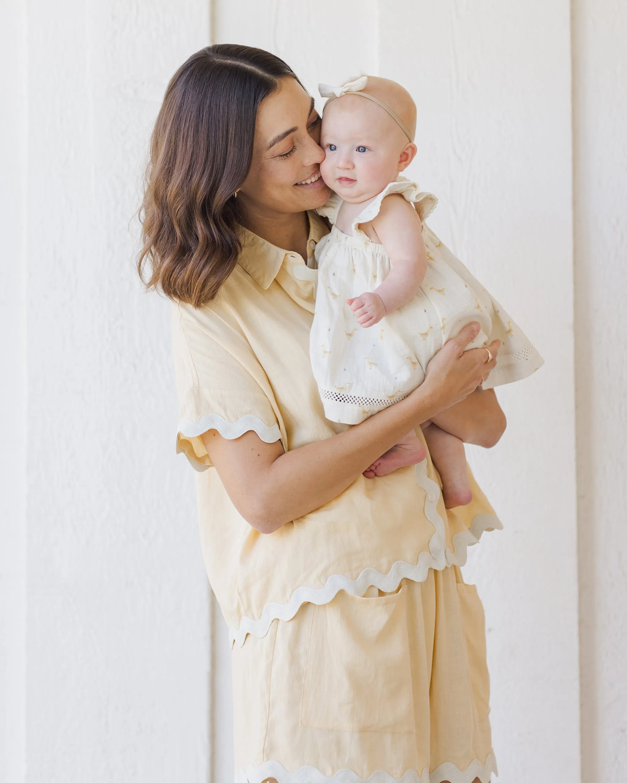 QUINCY MAE RUFFLED TANK DRESS || GOOSE