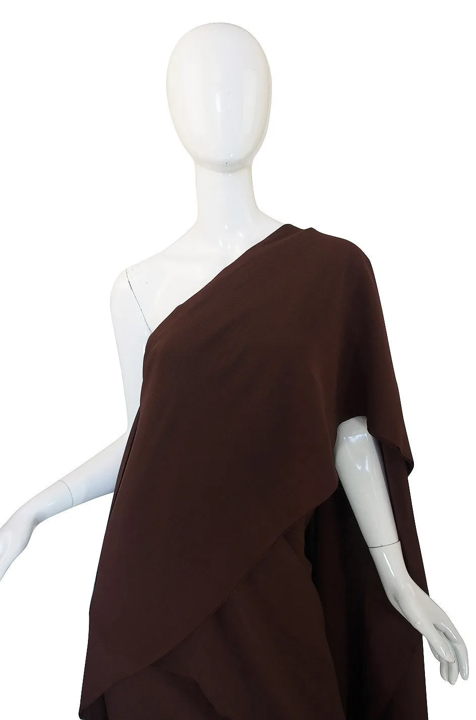 Rare 1970s Silk Grecian Jacqueline de Ribes Gown