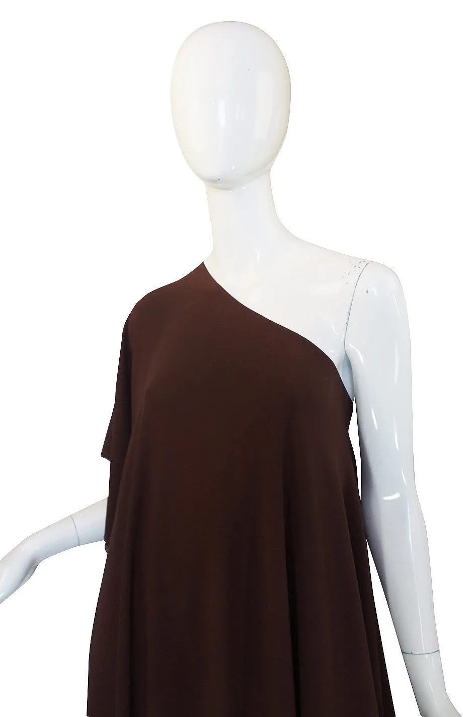 Rare 1970s Silk Grecian Jacqueline de Ribes Gown