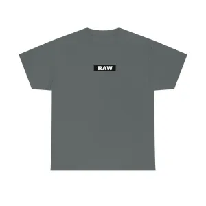 Raw Box LOGO Heavy Cotton Tee CHARCOAL