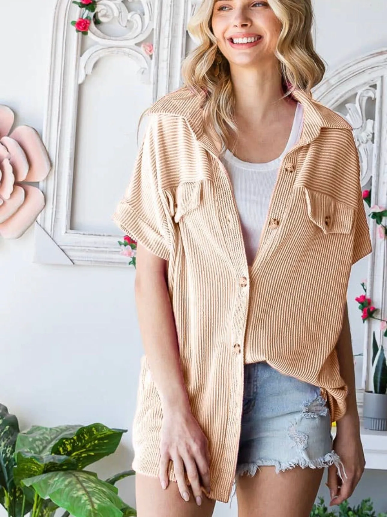 Ready or Not Top: Cream