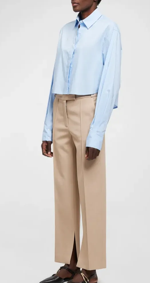 Renata Cropped Button Down