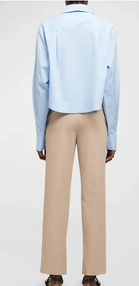 Renata Cropped Button Down