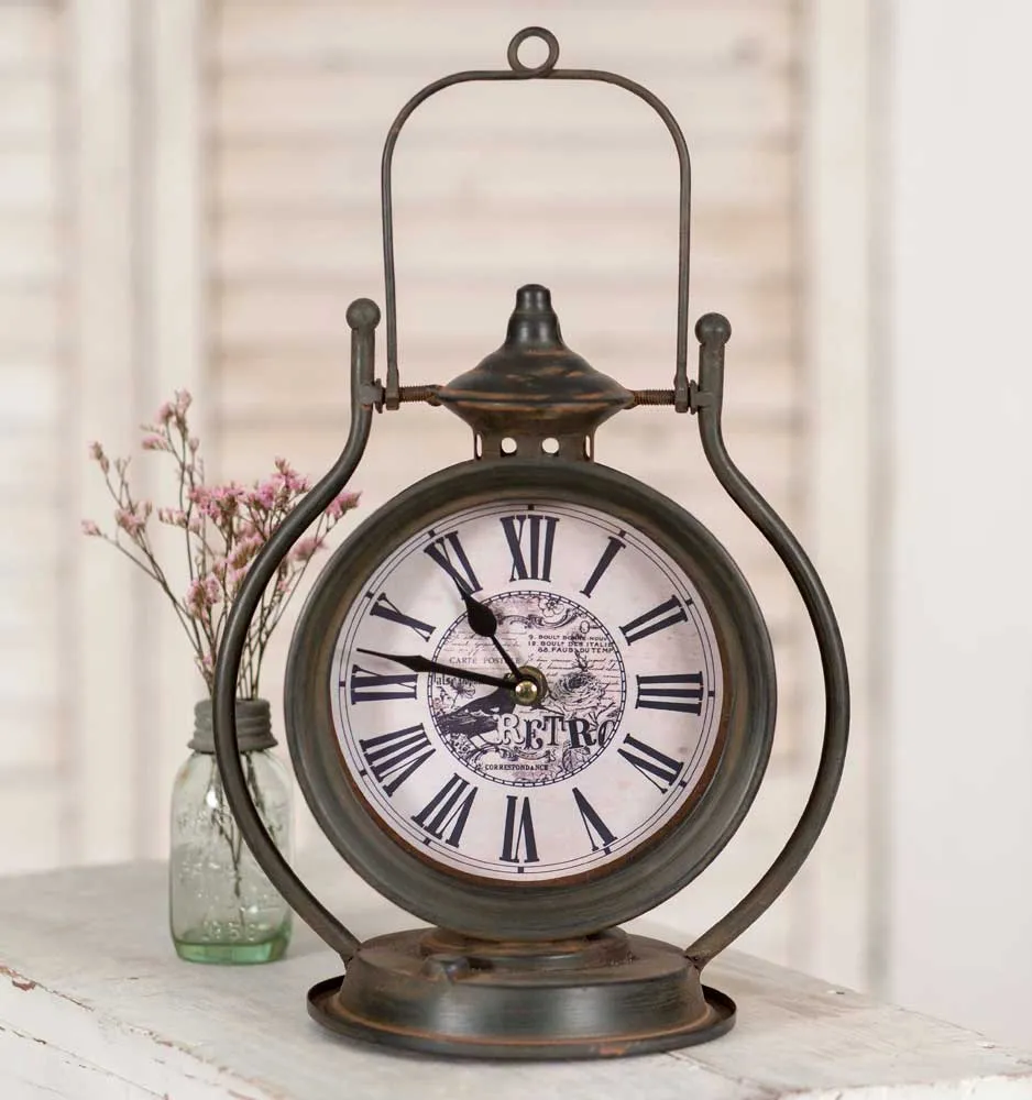 Retro Tabletop Clock