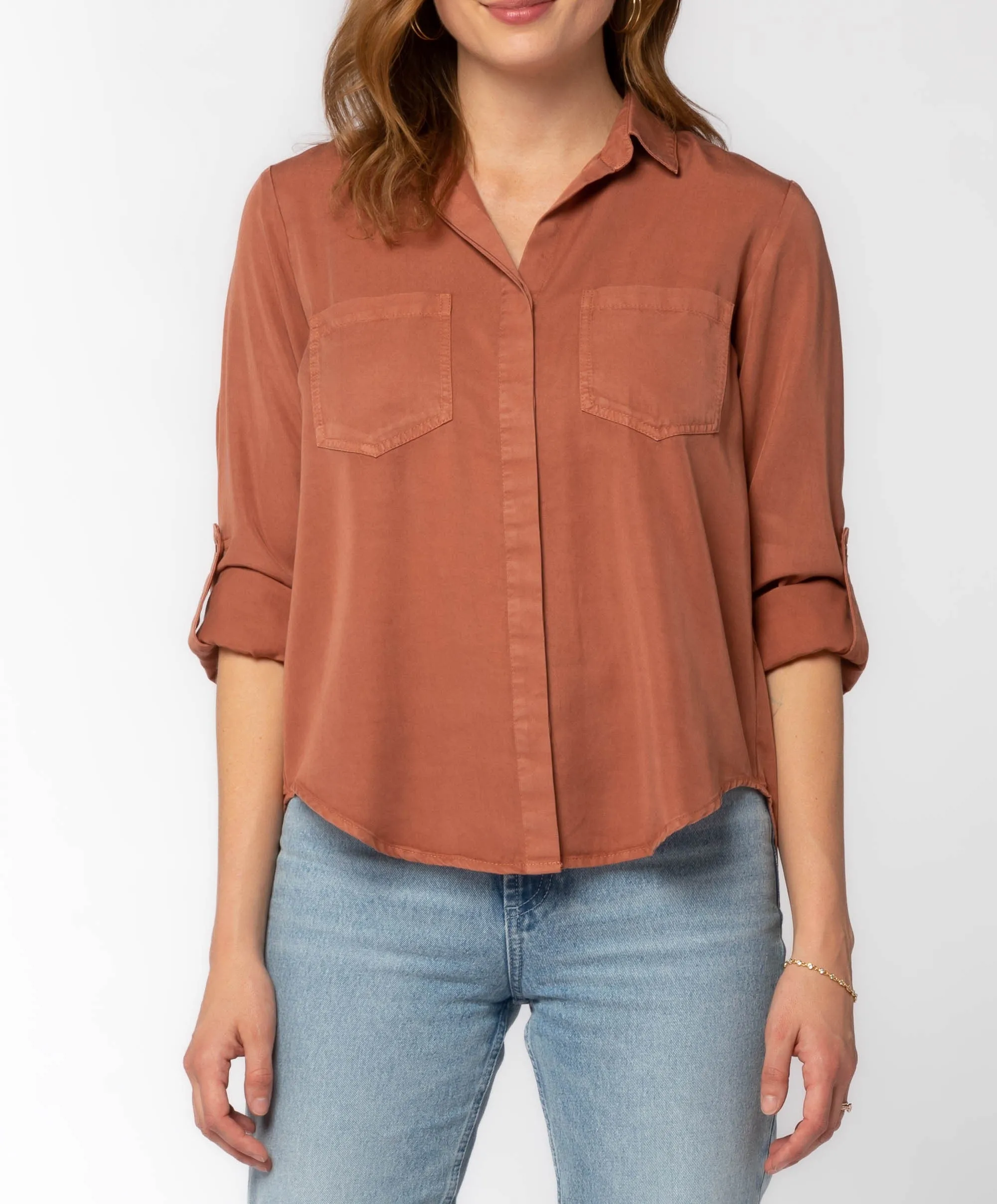 Riley Button Down Top