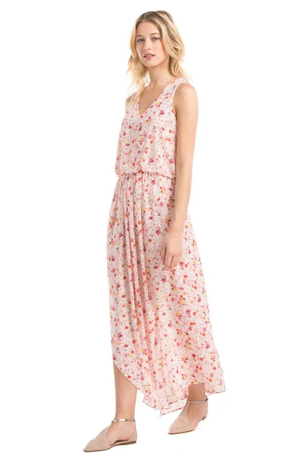 Rita Dress | Wht Floral P