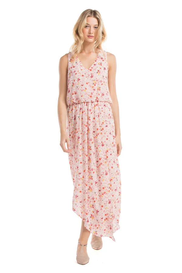 Rita Dress | Wht Floral P